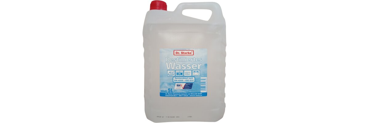 Destilliertes Wasser / Aqua dest ab sofort bei uns! - 5L destilliertes Wasser entmineralisiert Aqua Dest chemisch rein Laborwasser