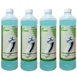 4x 1L BioTensiv Professional Scherkopfreiniger Reinigungsflüssigkeit