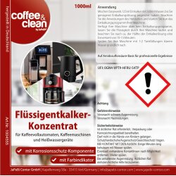 5L Milchsystemreiniger + 2L Flüssigentkalker für Kaffeevollautomaten Gastro