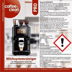 5L Milchschaumreiniger + 5L Flüssigentkalker für Kaffeevollautomaten Gastro