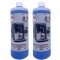 2x 1L Milchschaumreiniger Rundflasche mit Dosierhilfe Coffee&Clean by JaPeBi ECO