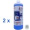 2x 1L Milchschaumreiniger Rundflasche mit Dosierhilfe Coffee&Clean by JaPeBi ECO