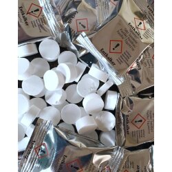 50 descaling tablets 15gr. + 50 cleanings tablets 2g, bulk packed