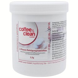 80x 2-Phase Cleaner Tablets Coffee&Clean by JaPeBi á 3,5gr./0.125oz