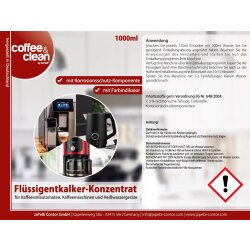 2x 1 Liter Flüssig-Entkalker mit Farbindikator und Korrosionsschutz