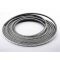Selbstklebende Bürstendichtung Fußbreite 6,7 mm Höhe 3-25mm, Farbe: Grau