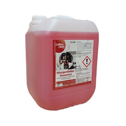 10 Liter Flüssig-Entkalker-Konzentrat mit Farbindikator und Korrosionsschutz