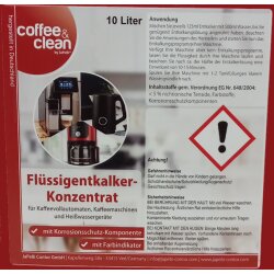 10 Liter Flüssig-Entkalker-Konzentrat mit Farbindikator und Korrosionsschutz