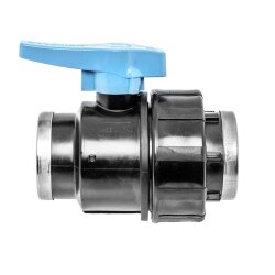 Unidelta PP Kugelhahn mit beidseitigem Innengewinde