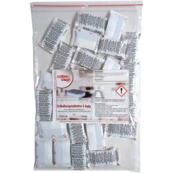25 Coffee&Clean Premium Entkalkungstabletten 3-lagig 16g, lose geschüttet