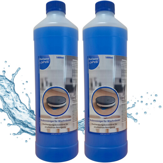 2x ProCleaner by JaPeBi Bodenreiniger für Wischroboter, 1L