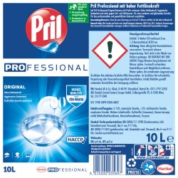 Pril Professional Original Handgeschirrspülmittel , 10 Liter