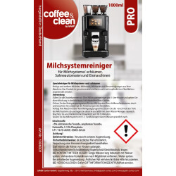 Cleaning kit: 4 x 1000ml milk frother cleaner + 2 x 200 cleaner tablets á 2gr.